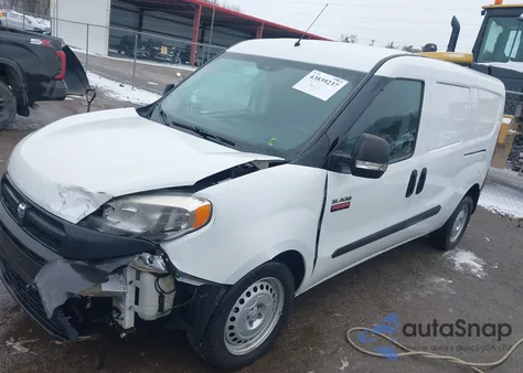 2017 Ram Promaster City Tradesman from USA, damaged, VIN ZFBERFAB6H6E58557